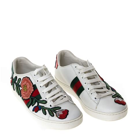 tenis gucci flores